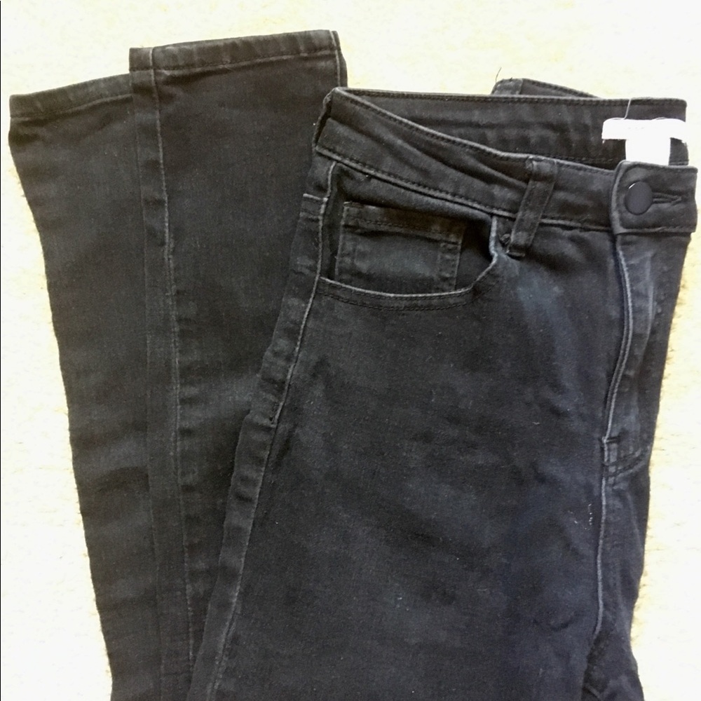 Forever 21 High Rise Black Skinny Jeans